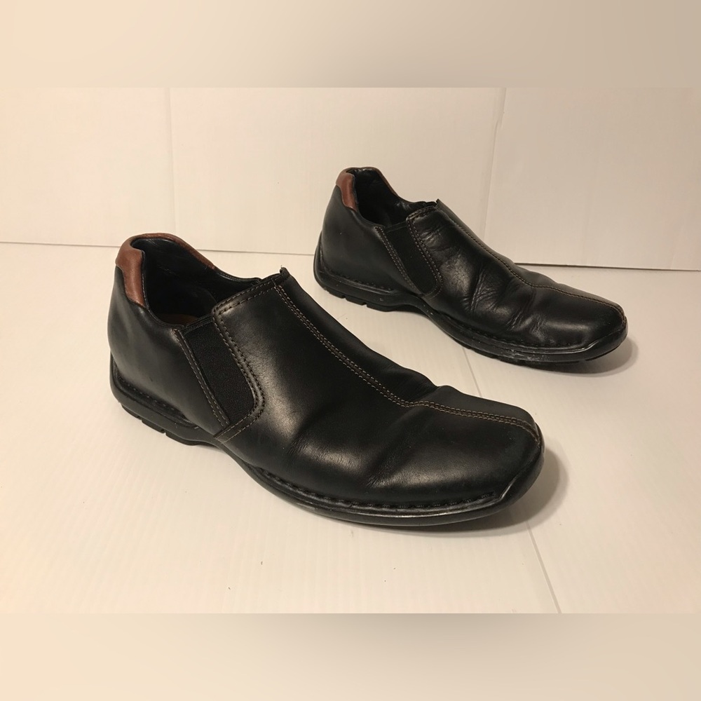 Cole Haan black leather slip on loafers shoes men size 10 M